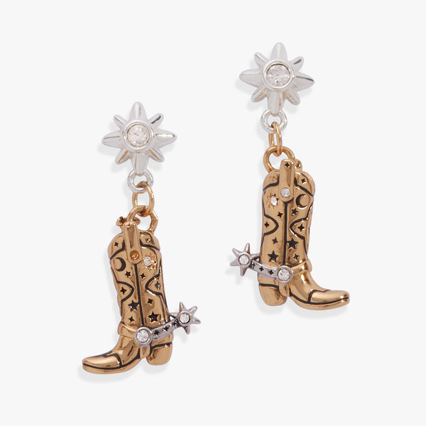 Cowgirl Boot Statement Earring