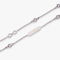 Infinity Chain Double Strand Bracelet